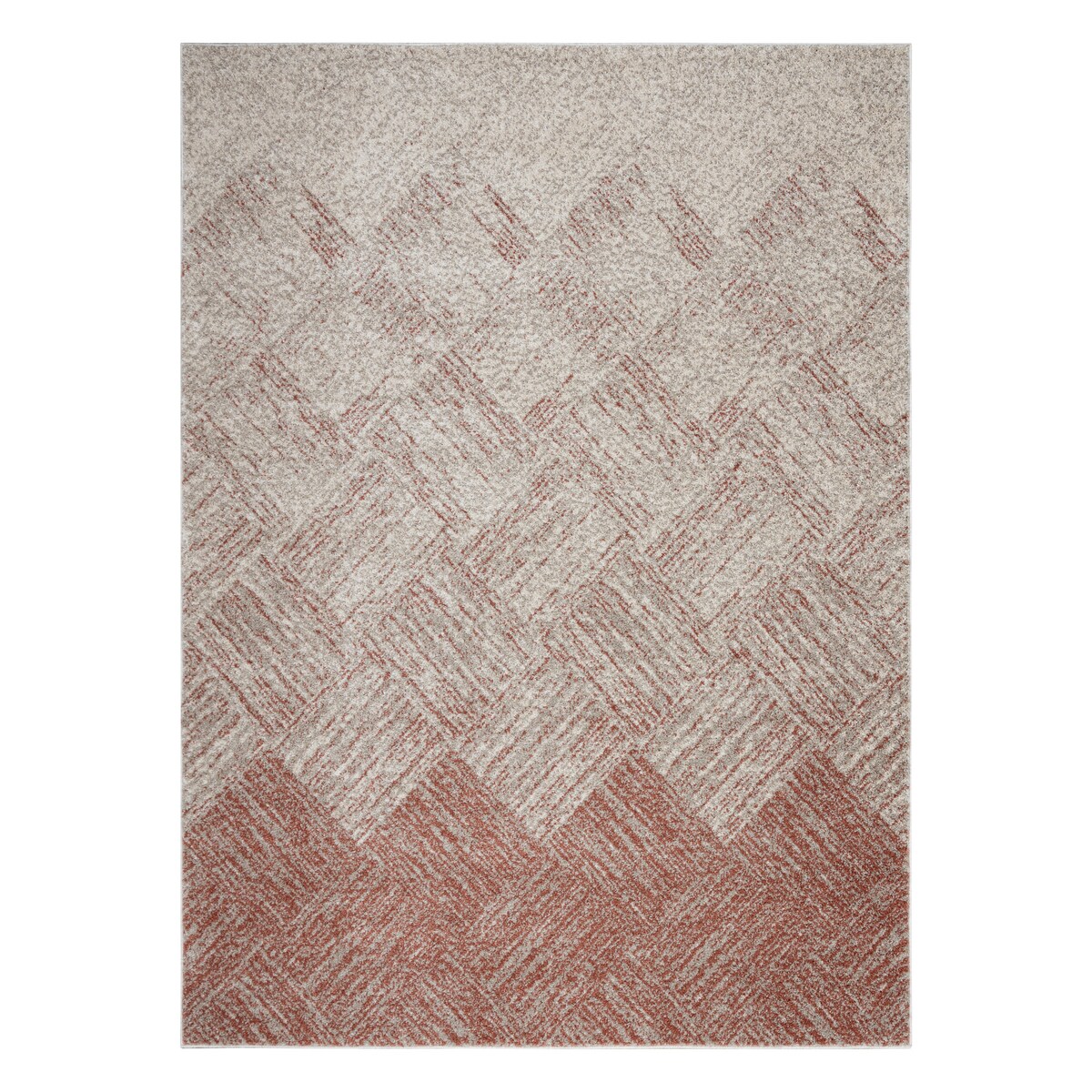 Dywan FUSION 9775 krem / terakota - 180x270 cm