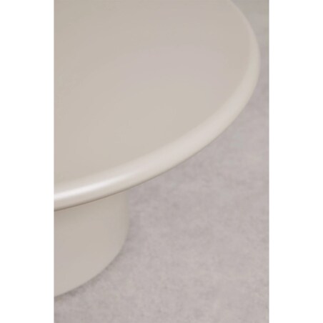 Stolik kawowy z MDF, Ø80 cm, kremowo-kaszmirowy, Rodeo