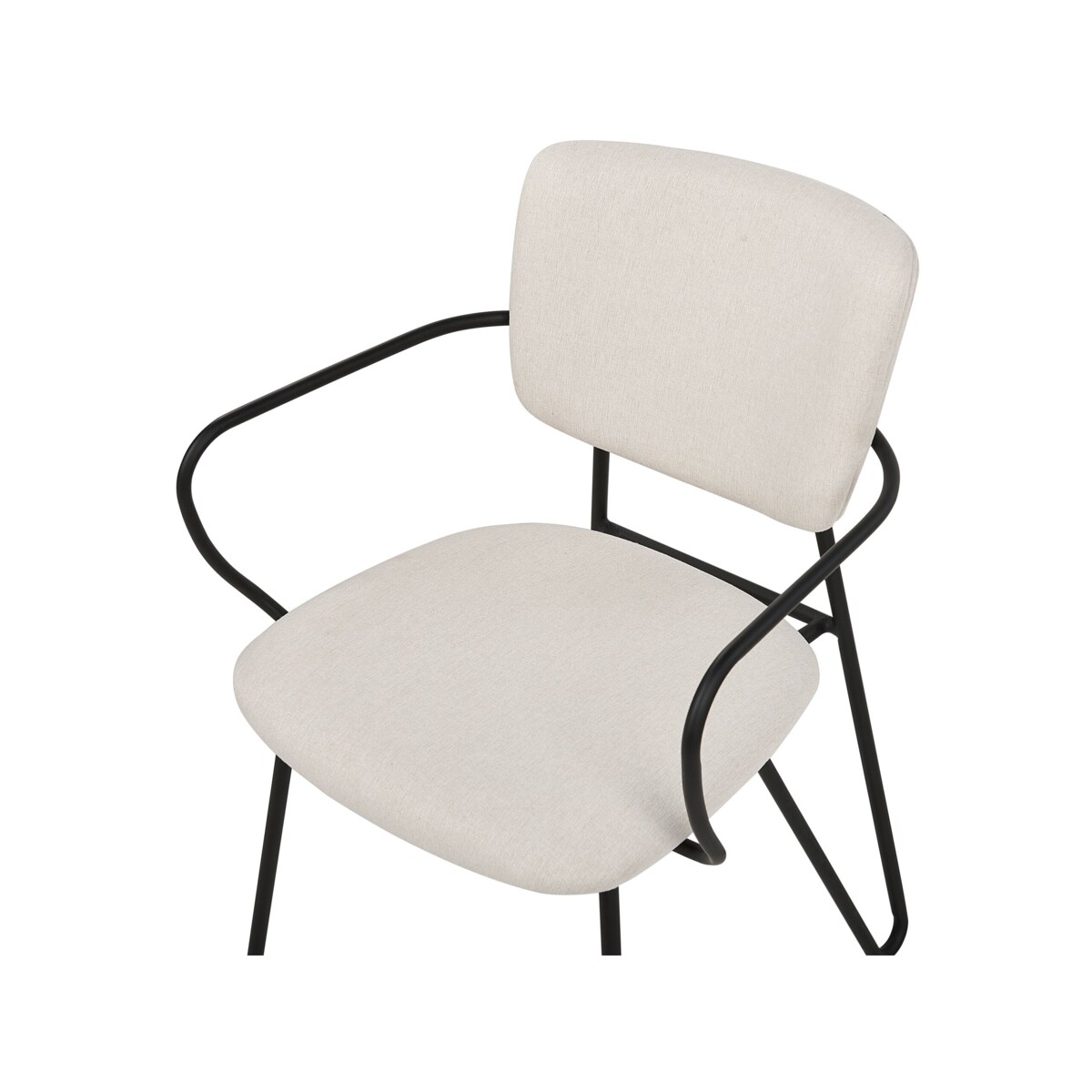 2 krzesła do jadalni kremowe ELKO