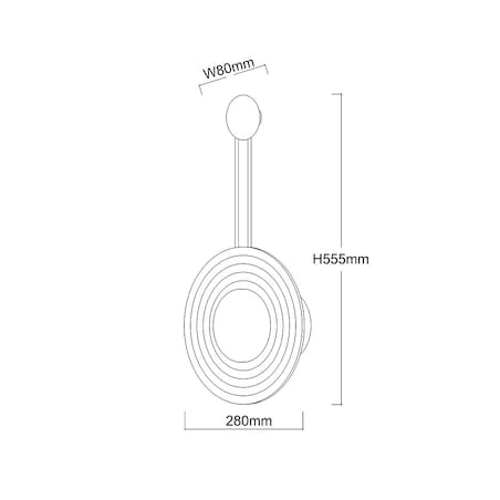 Kinkiet Light Prestige Bell bursztynowy LED CCT 3000K/4000K/6000K (regulowana) 1 szt.