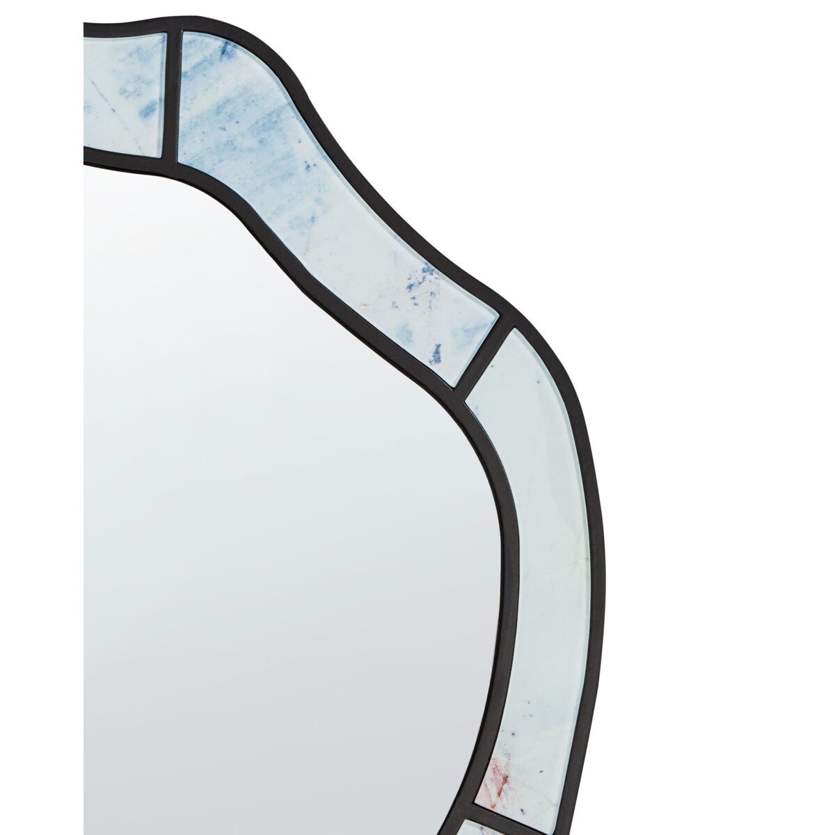 Lustro ścienne LIVERDUN Błękitny