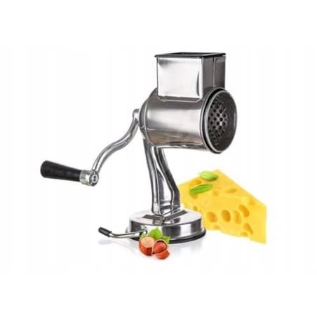 MŁYNEK RĘCZNY do mielenia orzechów bakalii bułki na prezent z przyssawką