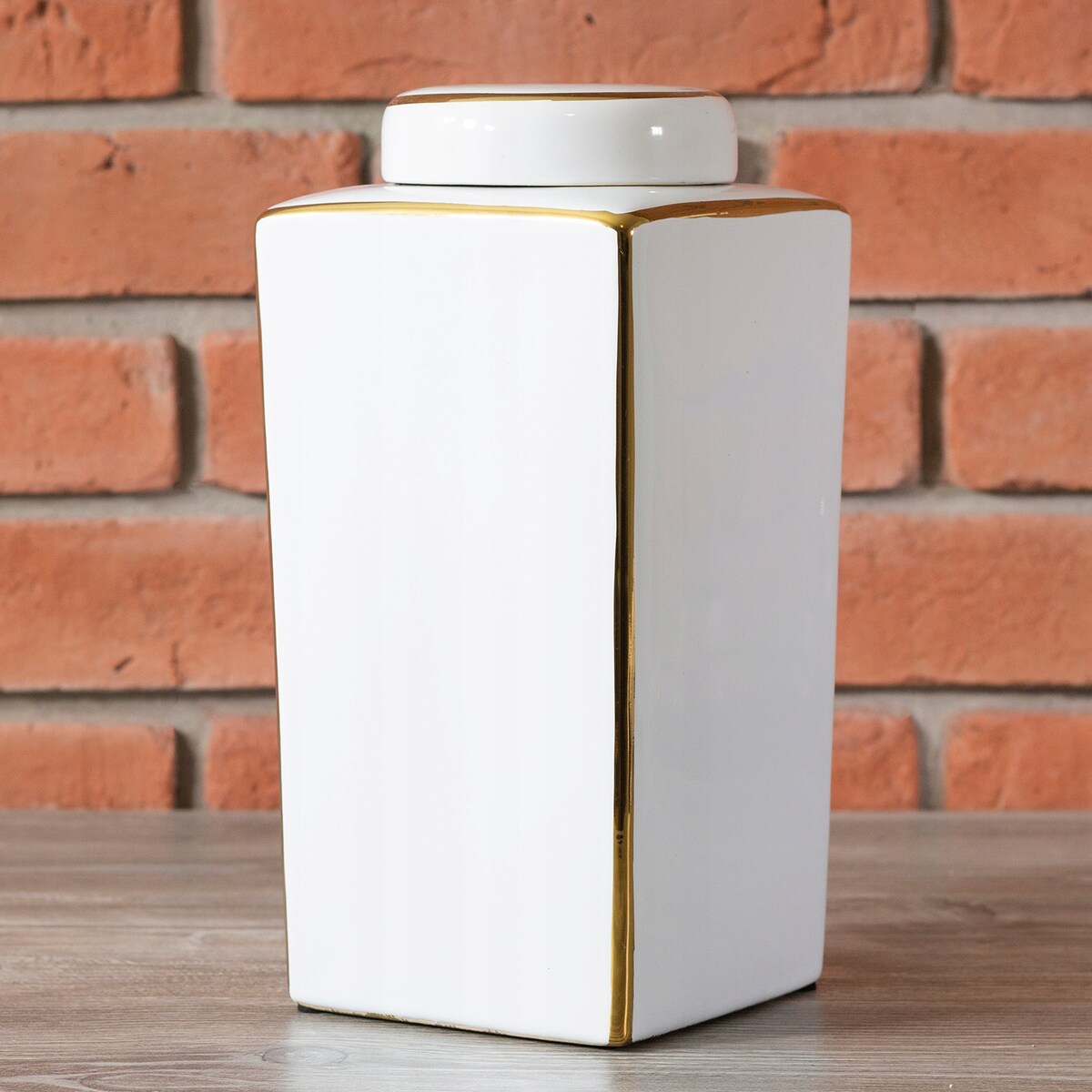 POJEMNIK CERAMICZNY na przyprawy BIAŁY XL