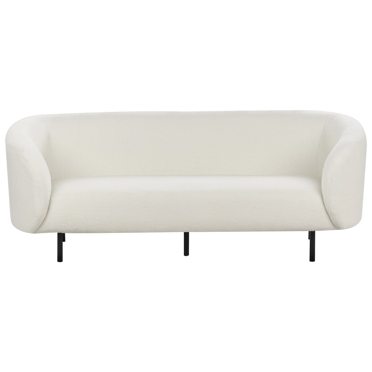 Sofa dla 3 osób LOEN Boucle Biały