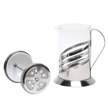 Zaparzacz szklany do herbaty kawy 350ml tłokowy french press KAMILLE