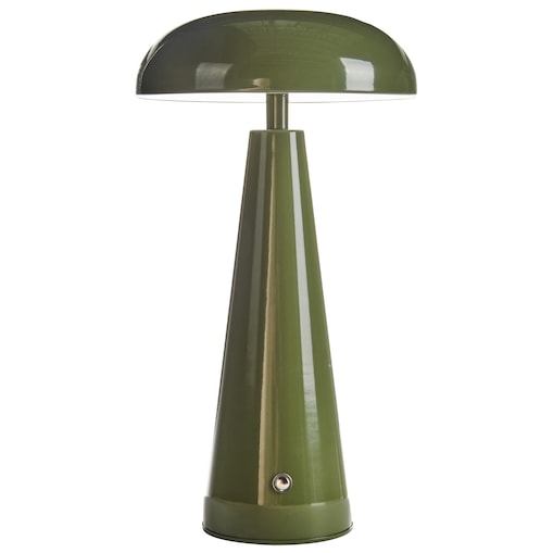 Bezprzewodowa lampa stołowa LED BOCONO Ze ściemniaczem Metal Zielony