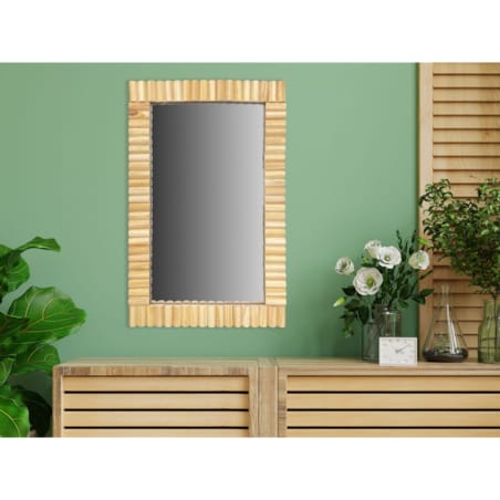 LUSTRO ŚCIENNE BOHO 55CM KLNA-MR03