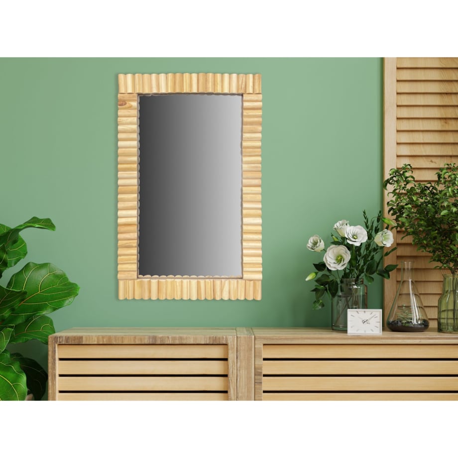 LUSTRO ŚCIENNE BOHO 55CM KLNA-MR03