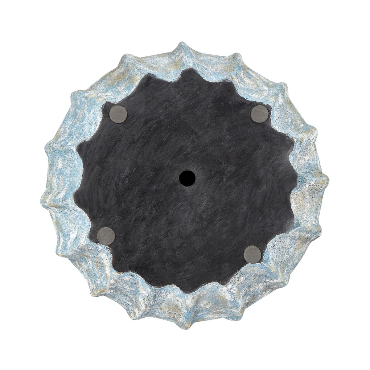 Doniczka z terakoty 51 cm niebieska OSTRYA