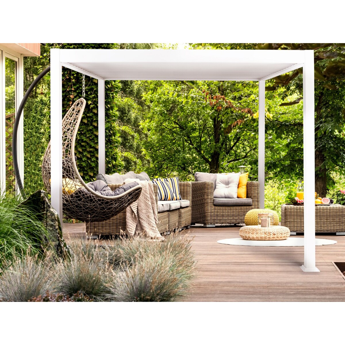 Pergola ogrodowa Biały FORNOLI