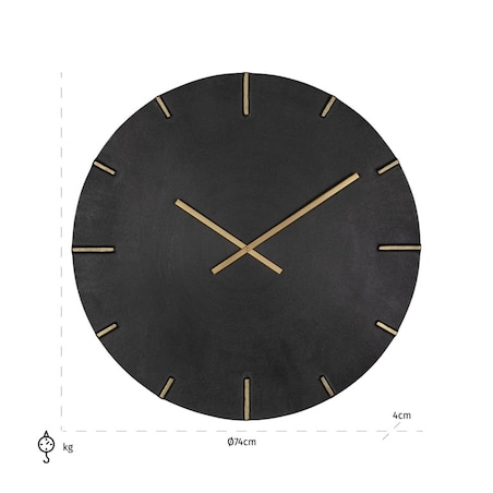 RICHMOND zegar BILAL czarny