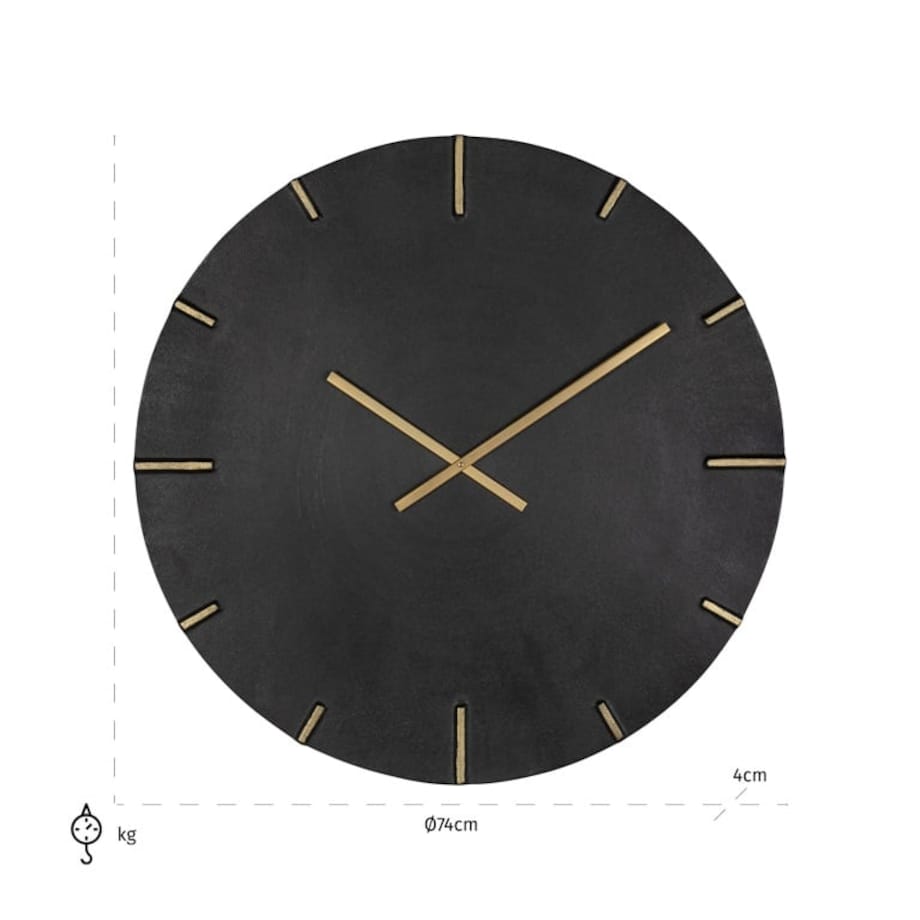 RICHMOND zegar BILAL czarny