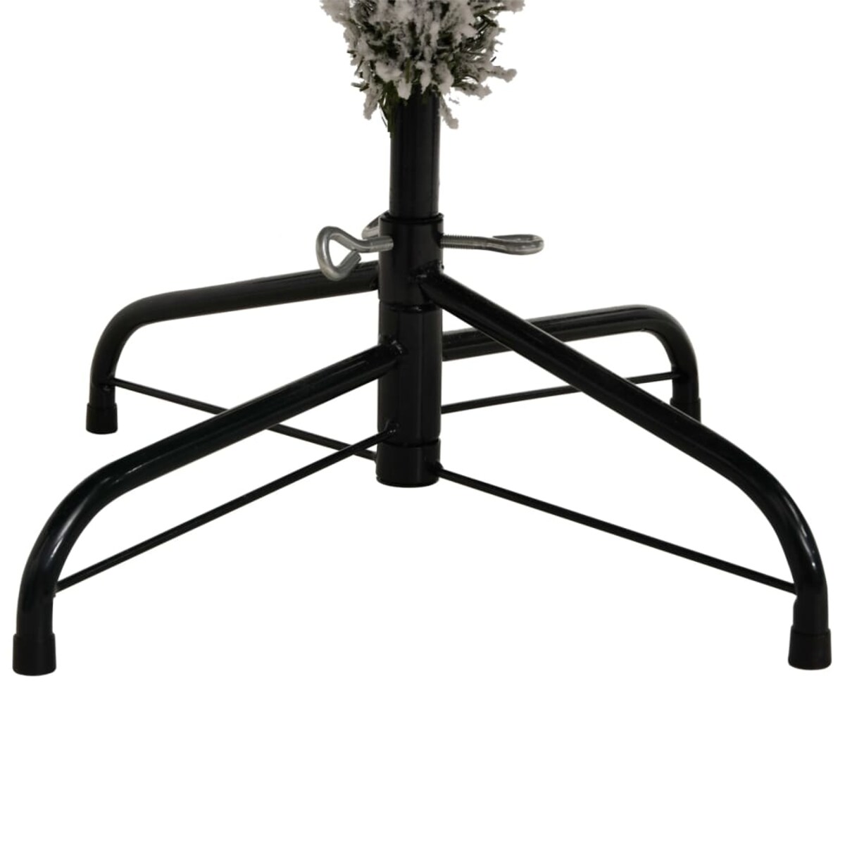 vidaXL Sztuczna choinka zawiasowa, ośnieżona, 180 cm