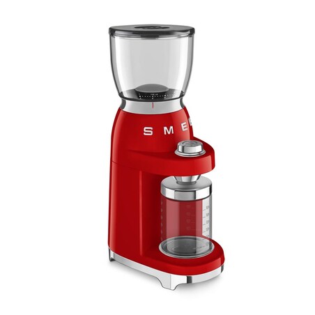 Elektryczny młynek do kawy czerwony 50's Style, 25 x 46 x 17 cm, SMEG