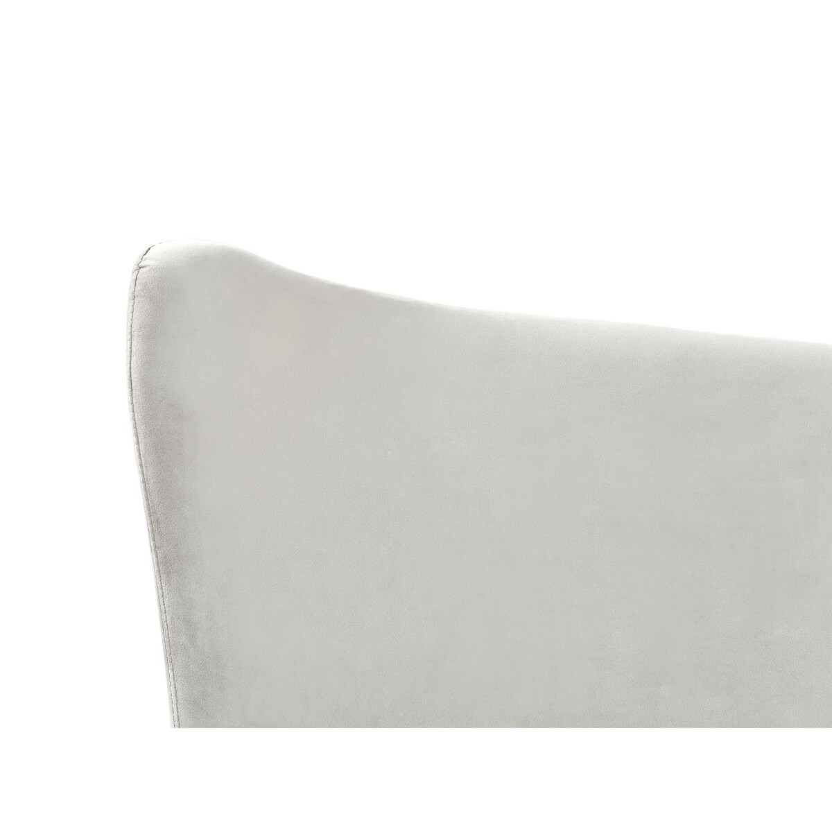 Łóżko welurowe 140 x 200 cm szare CHALEIX