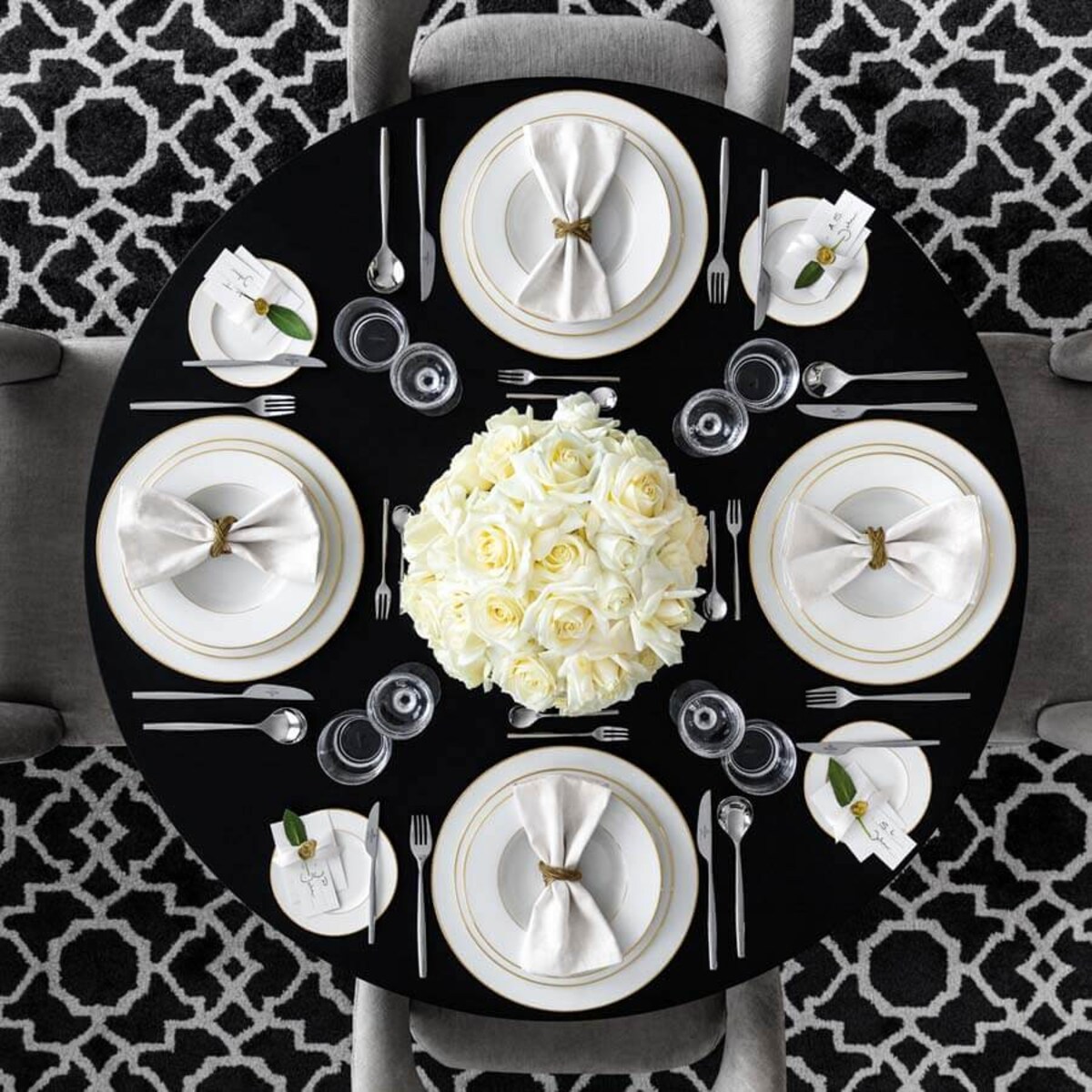 Talerz obiadowy płaski Anmut Gold, 28 cm, Villeroy & Boch