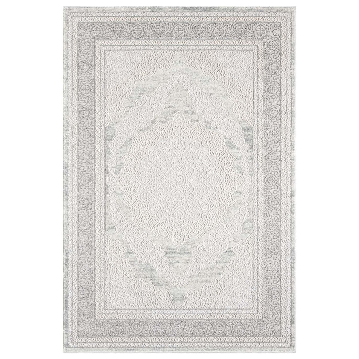 Dywan Glamour klasyczny do salonu Antique 2090 Szary 120x170
