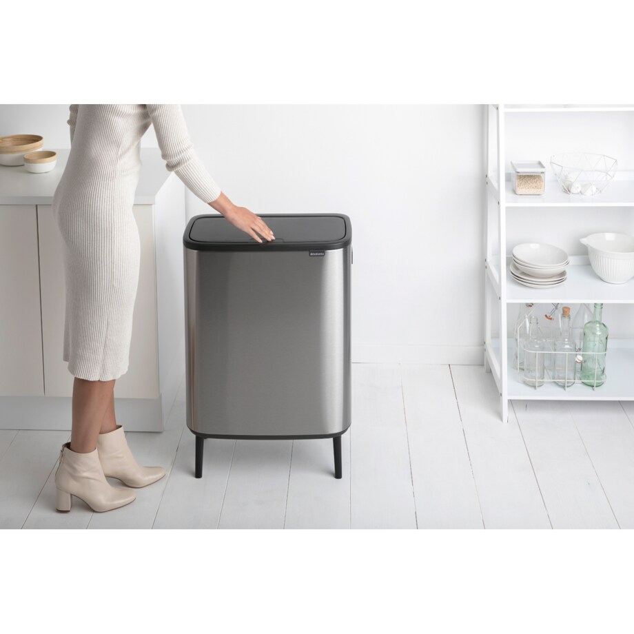 Kosz na śmieci Touch Bin BO 60l stal matowa 130267