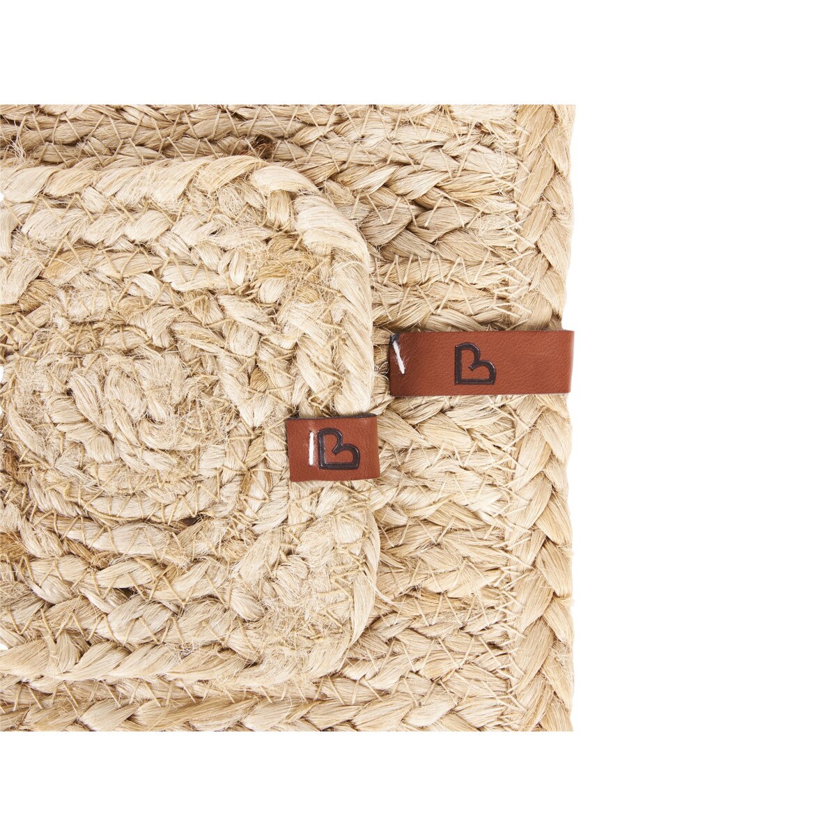 Zestaw 12 podkładek na stół QUANDONG Naturalny Juta