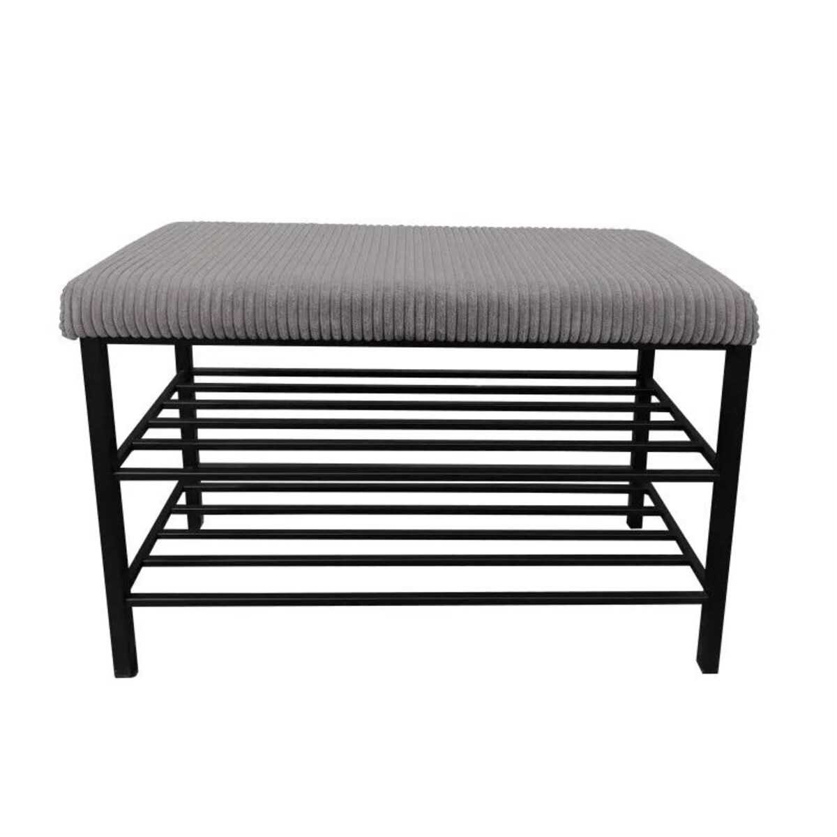 Stojak na buty z siedziskiem GAJA POSO-22 czarny/szary