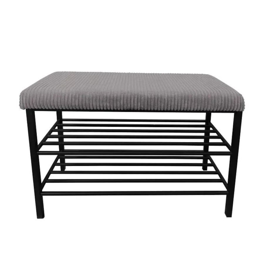 Stojak na buty z siedziskiem GAJA POSO-22 czarny/szary