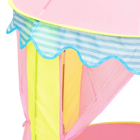 vidaXL Namiot do zabawy dla dzieci, różowy, 100x100x127 cm