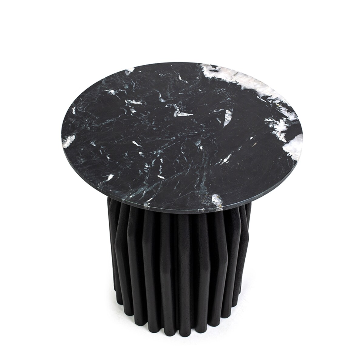 MaMaison stolik LEVANTE czarny marmur / drewno