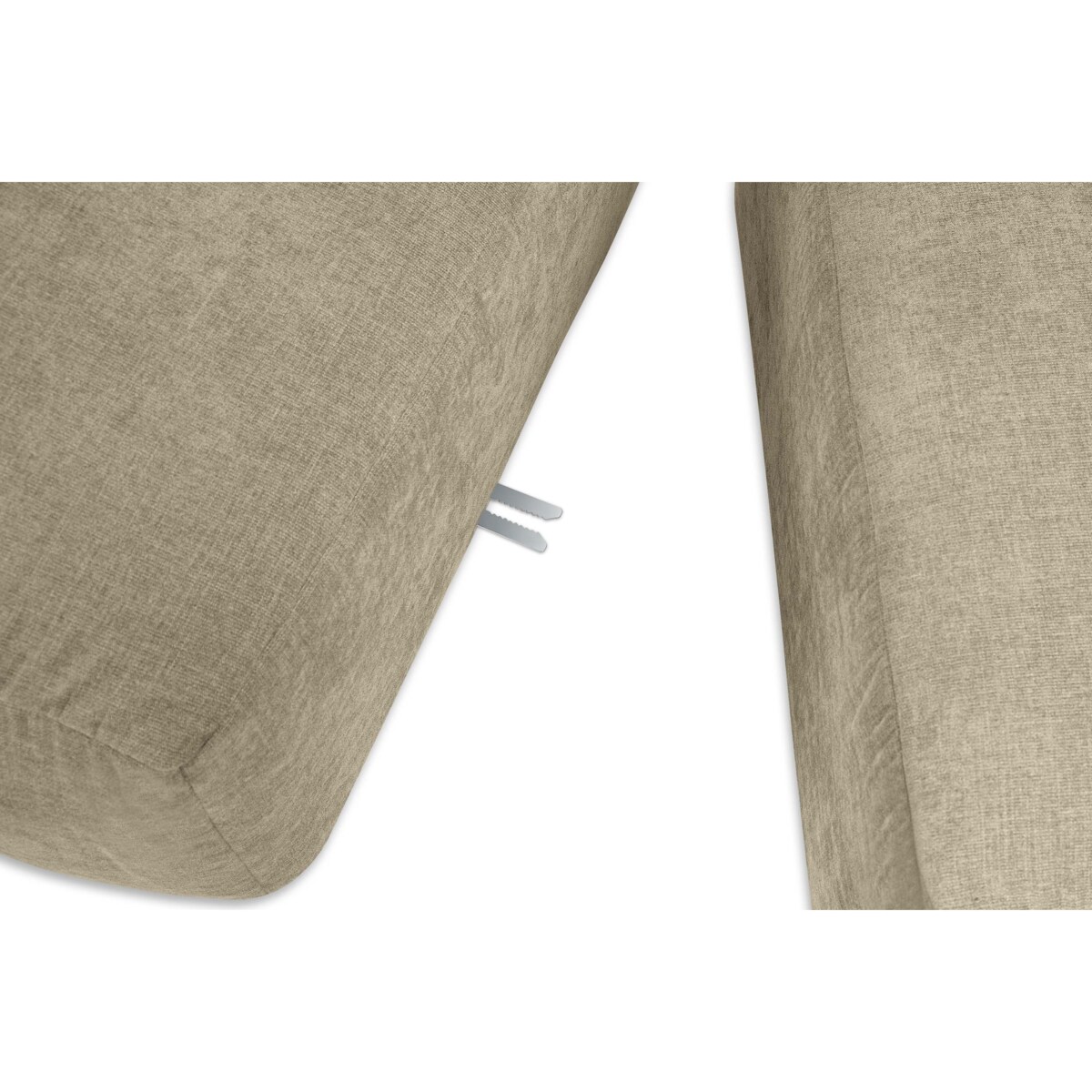 KONSIMO BUFFO 2-osobowa sofa z niezwykle miękkim i wygodnym siedziskiem, kolor piaskowy