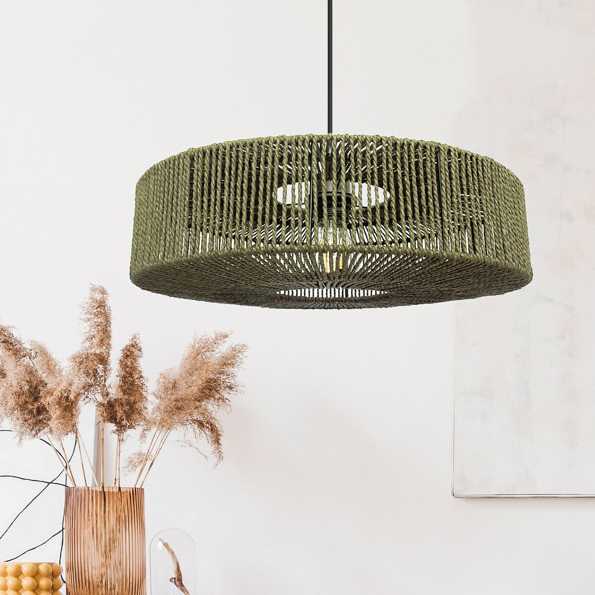 Lampa Wisząca Boho APP1296-1CP GREEN