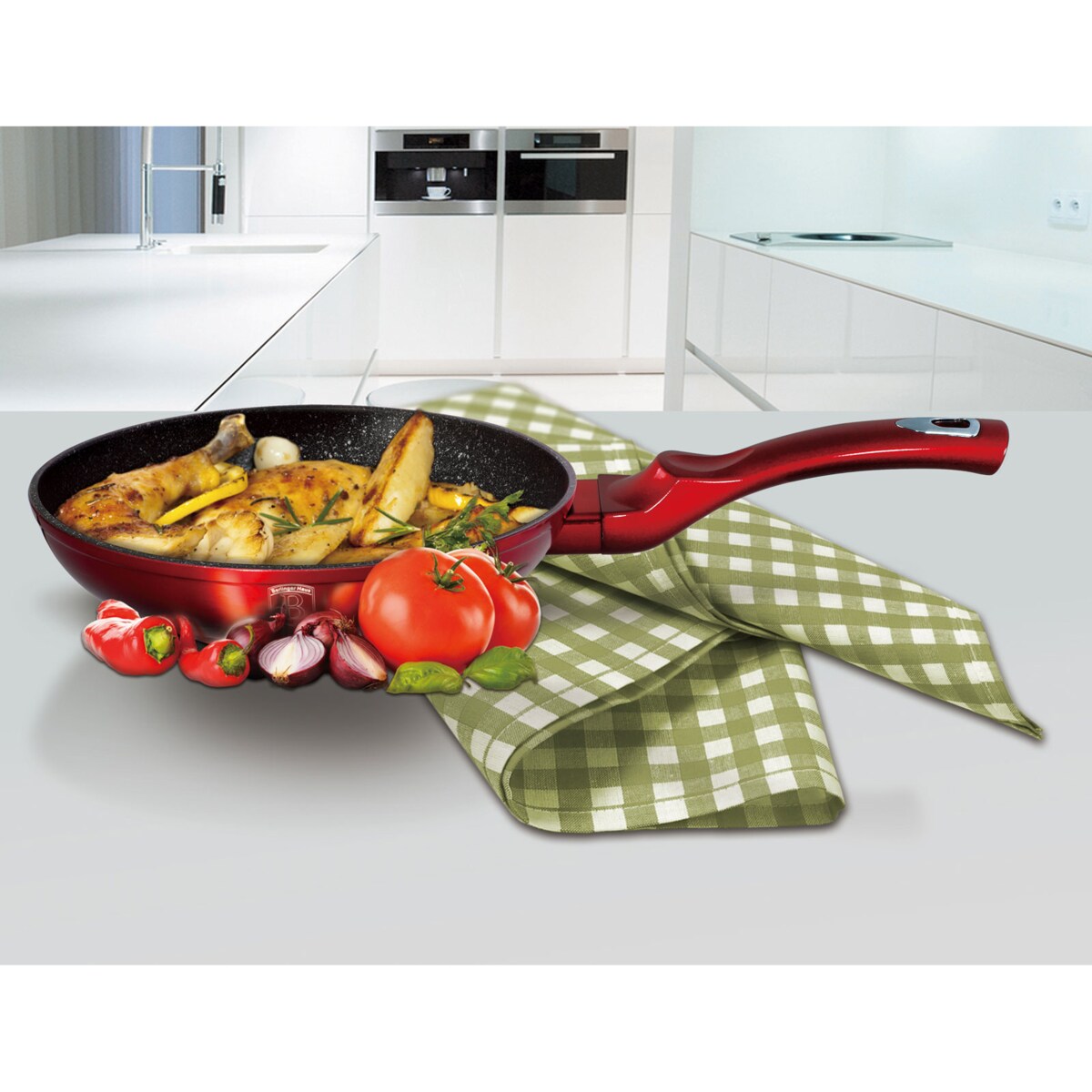 Zestaw garnków i patelni z przyborami kuchennymi Berlinger Haus BH-1632