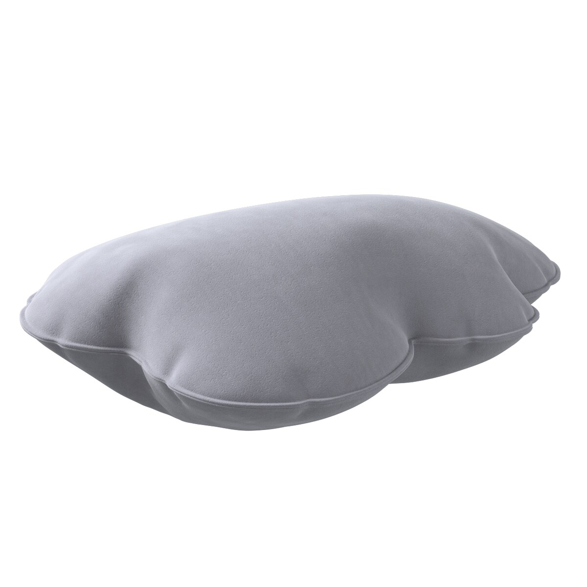 Poduszka Soft Cloud, srebrzysty szary, 55x15x35cm, Posh Velvet