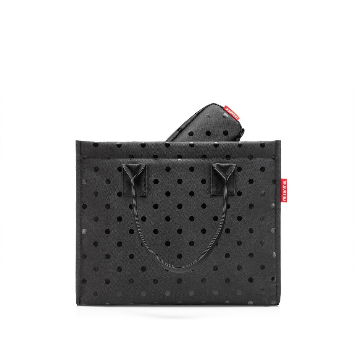 Torba DAILY SHOPPER set #1, glossy dots black