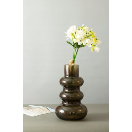 WAZON FLORA na bukiet brązowy wys. 30cm