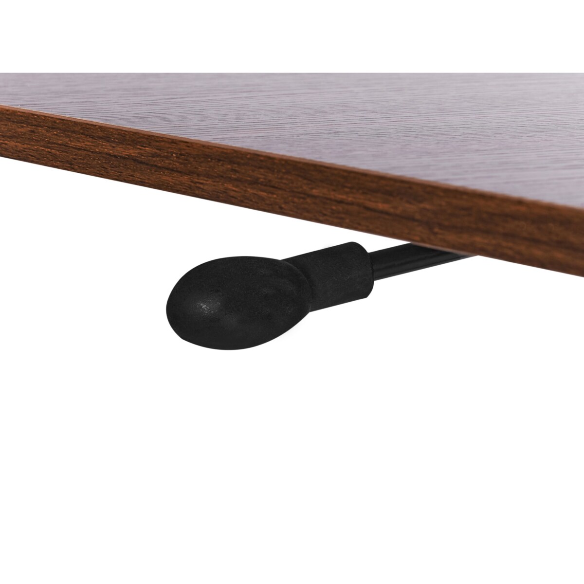 Regulowany stolik pod laptopa 65 x 48 cm ciemne drewno ACADEMIA