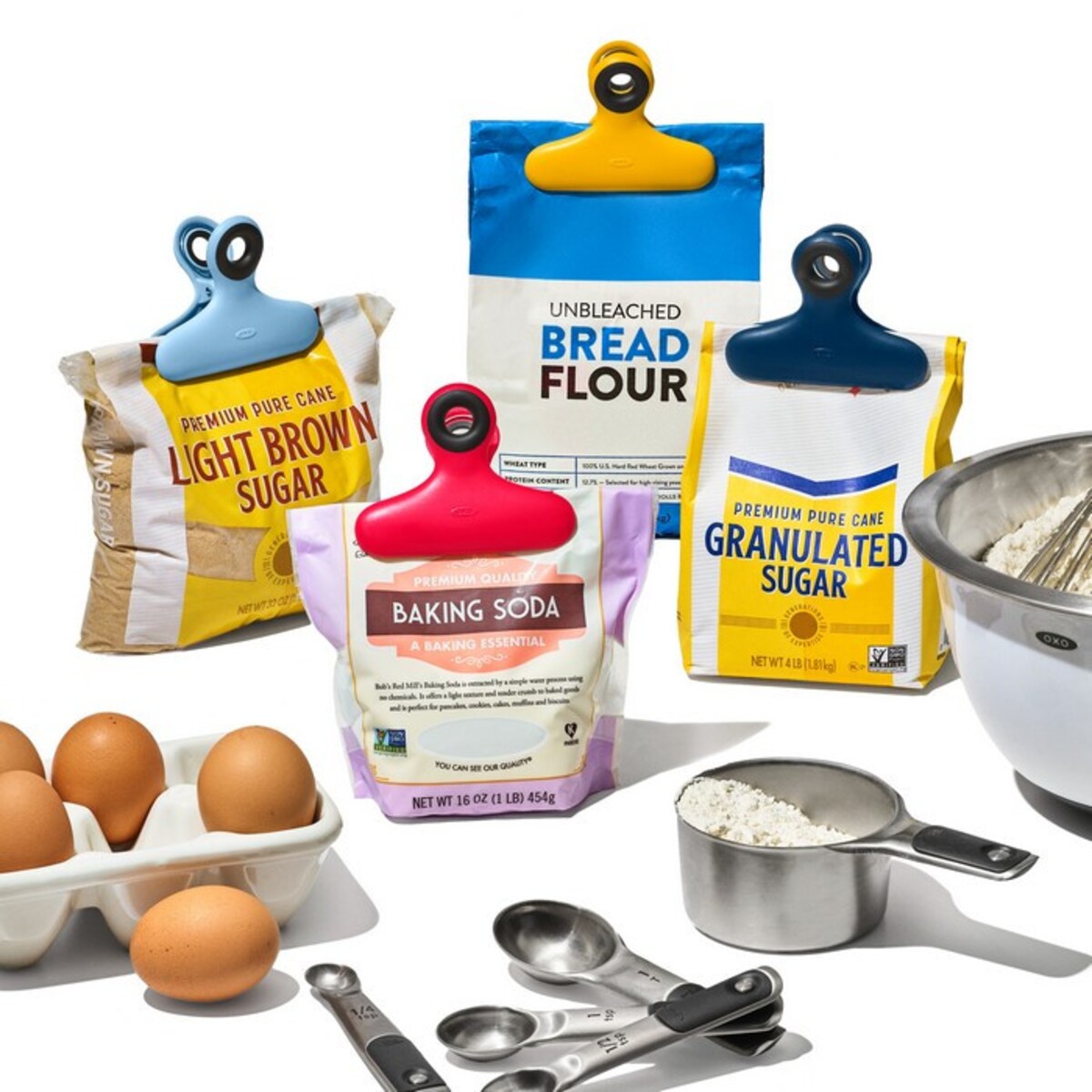 Zestaw 4 klipsów z magnesami Good Grips, Oxo