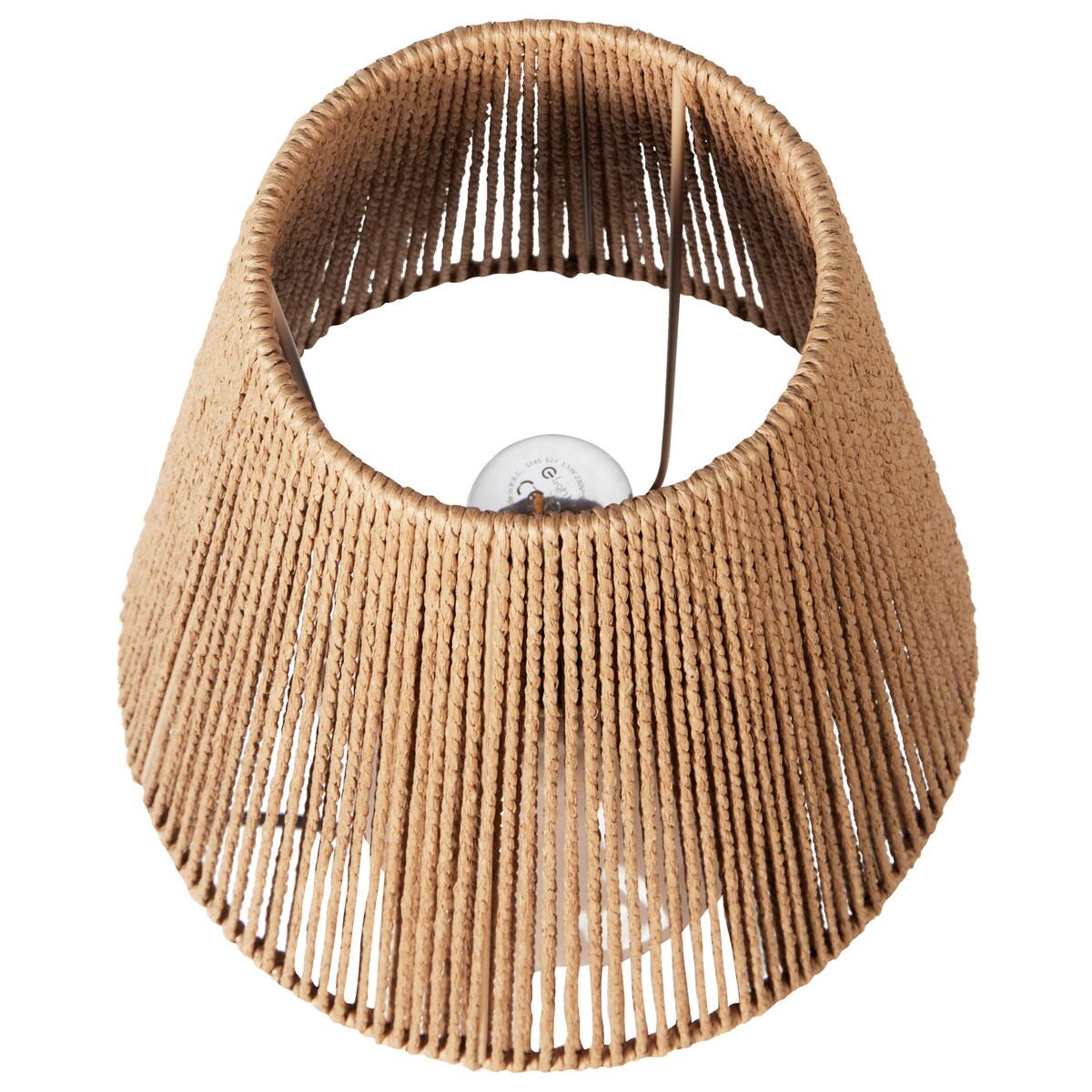 Lampa stołowa LARISSOS Ceramika Beżowoszary