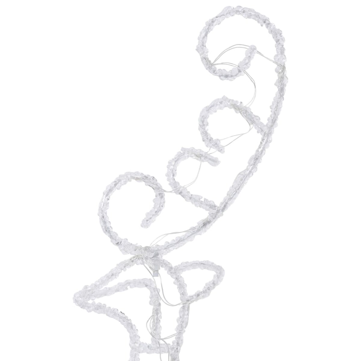 vidaXL Świąteczne, lecące renifery z saniami, akryl, 260x21x87 cm