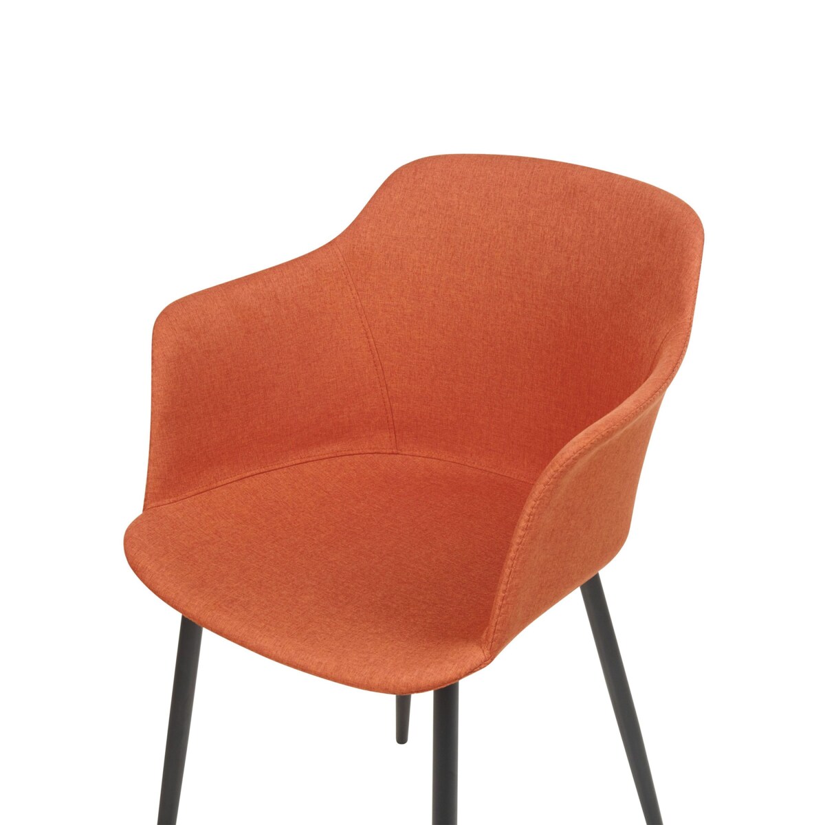 Zestaw 2 krzeseł do jadalni ELIM Pomarańczowy