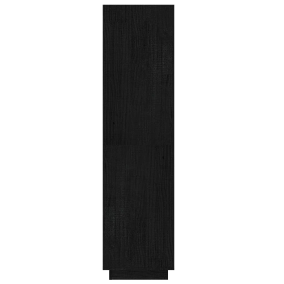 vidaXL Regał na książki/przegroda, czarny, 60x35x135 cm, sosnowy