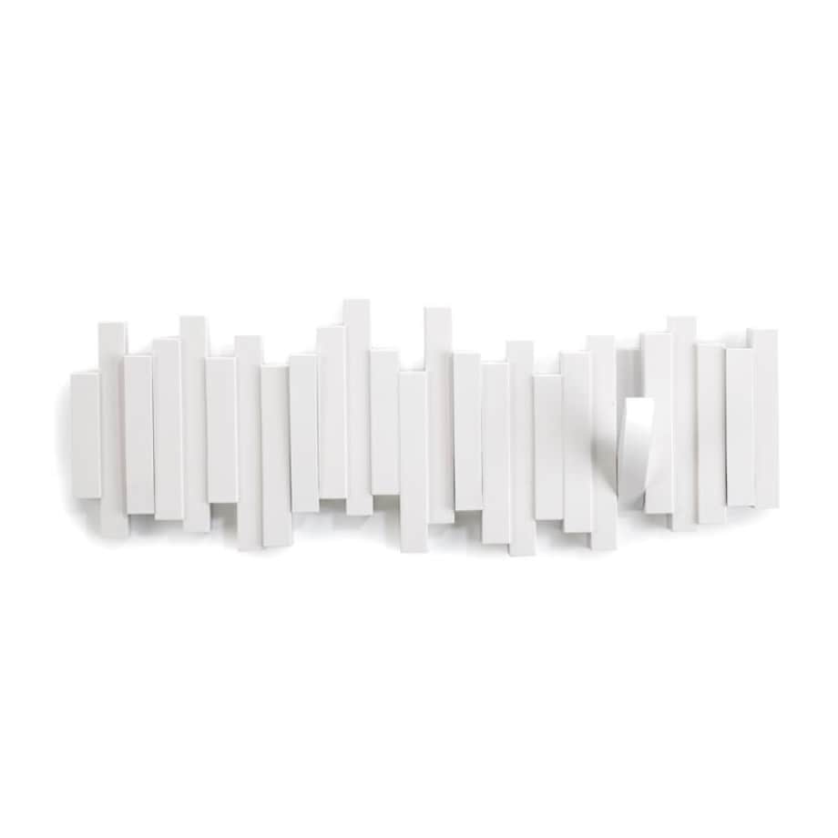 Listwa z pięcioma wieszakami (biała) Sticks Umbra