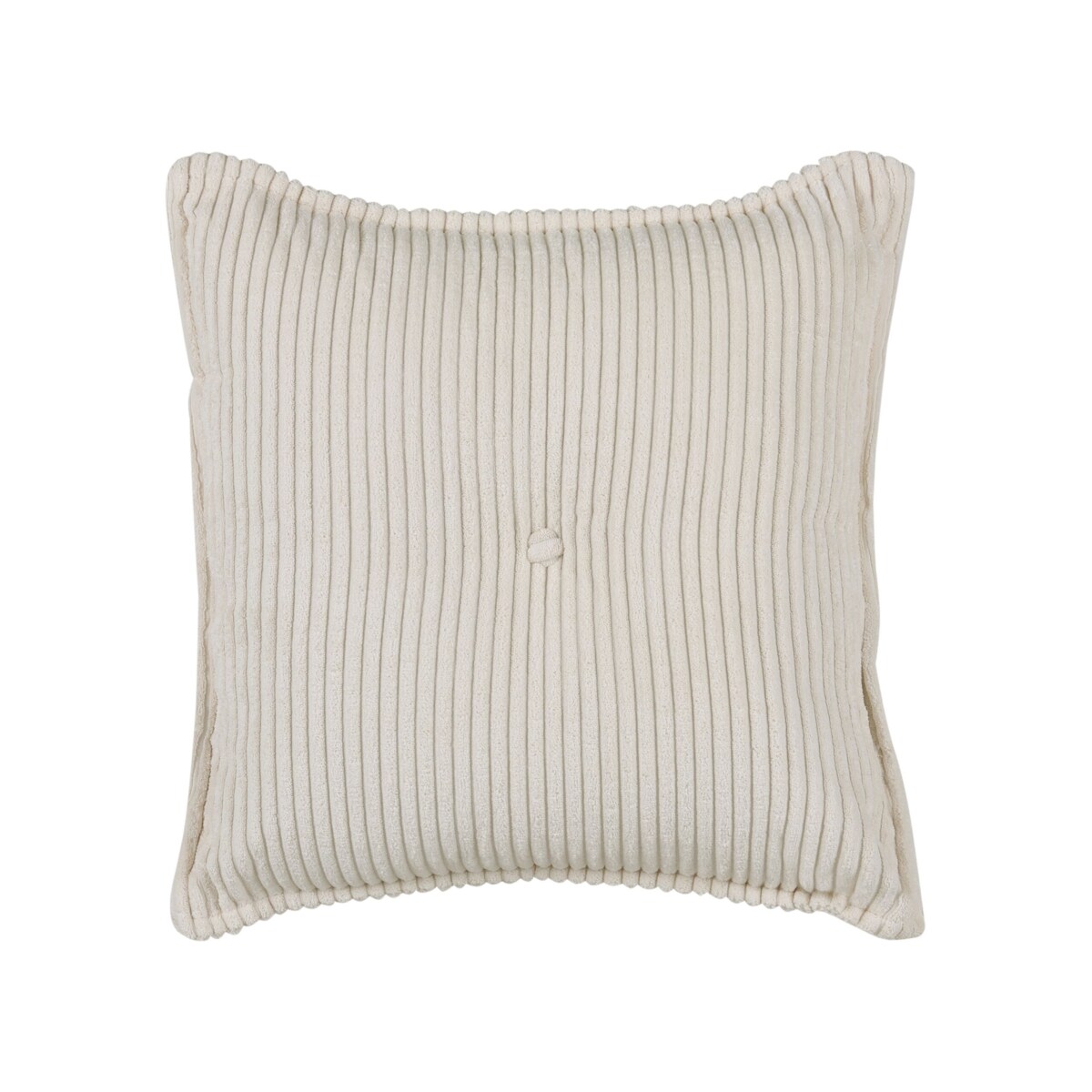 Narożnik DOLVA Sztruks Złamana biel dla 3 osób Lewostronny