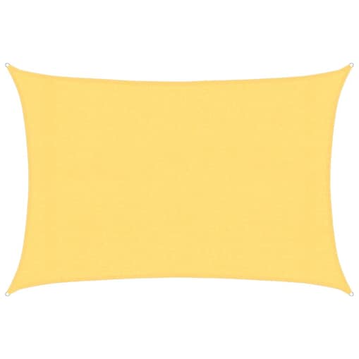 vidaXL Żagiel przeciwsłoneczny, 160 g/m², beżowy, 3x4,5 m, HDPE