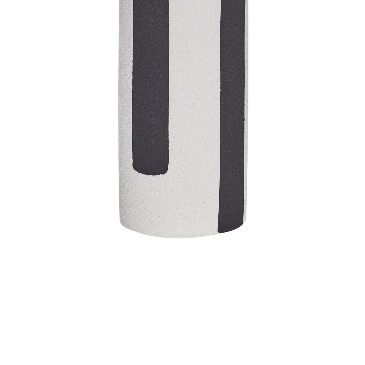 Kamionka Wazon na kwiaty 28 cm Biały Czarny ESCOLAR