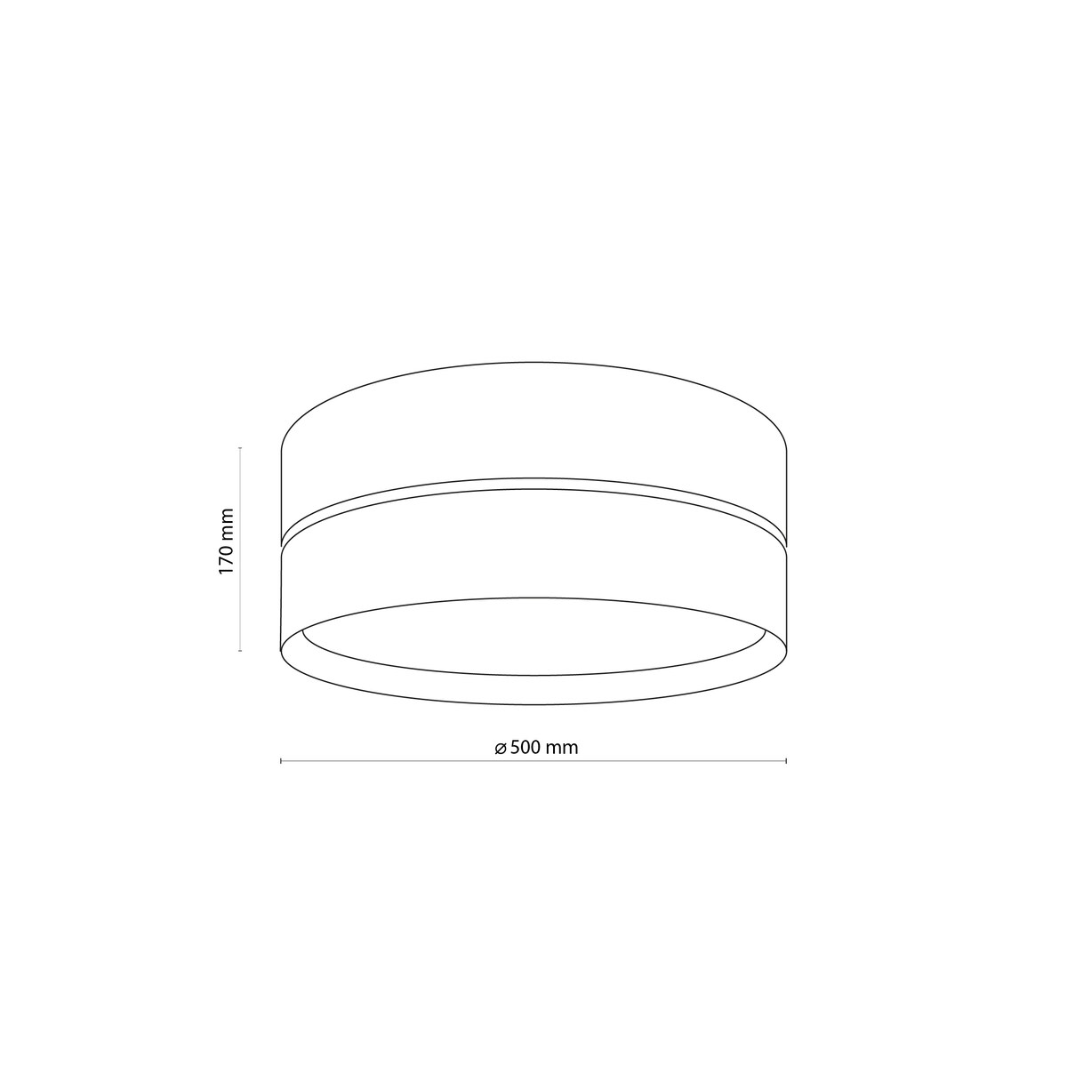 Lampa sufitowa TK Lighting NICOL 4800 czarno-beżowa 4xE27 nowoczesna plafoniera do salonu 45 cm