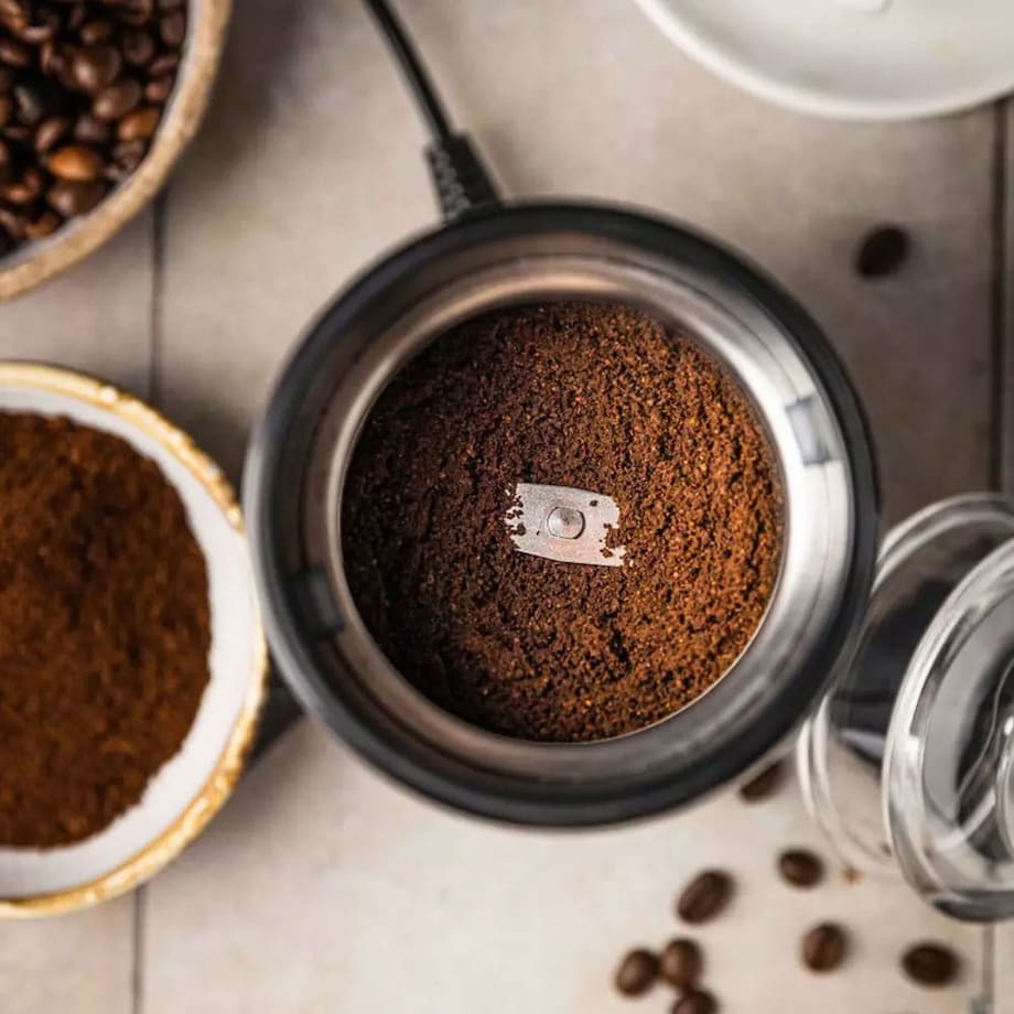 Młynek elektryczny do kawy czarny KLAUSBERG