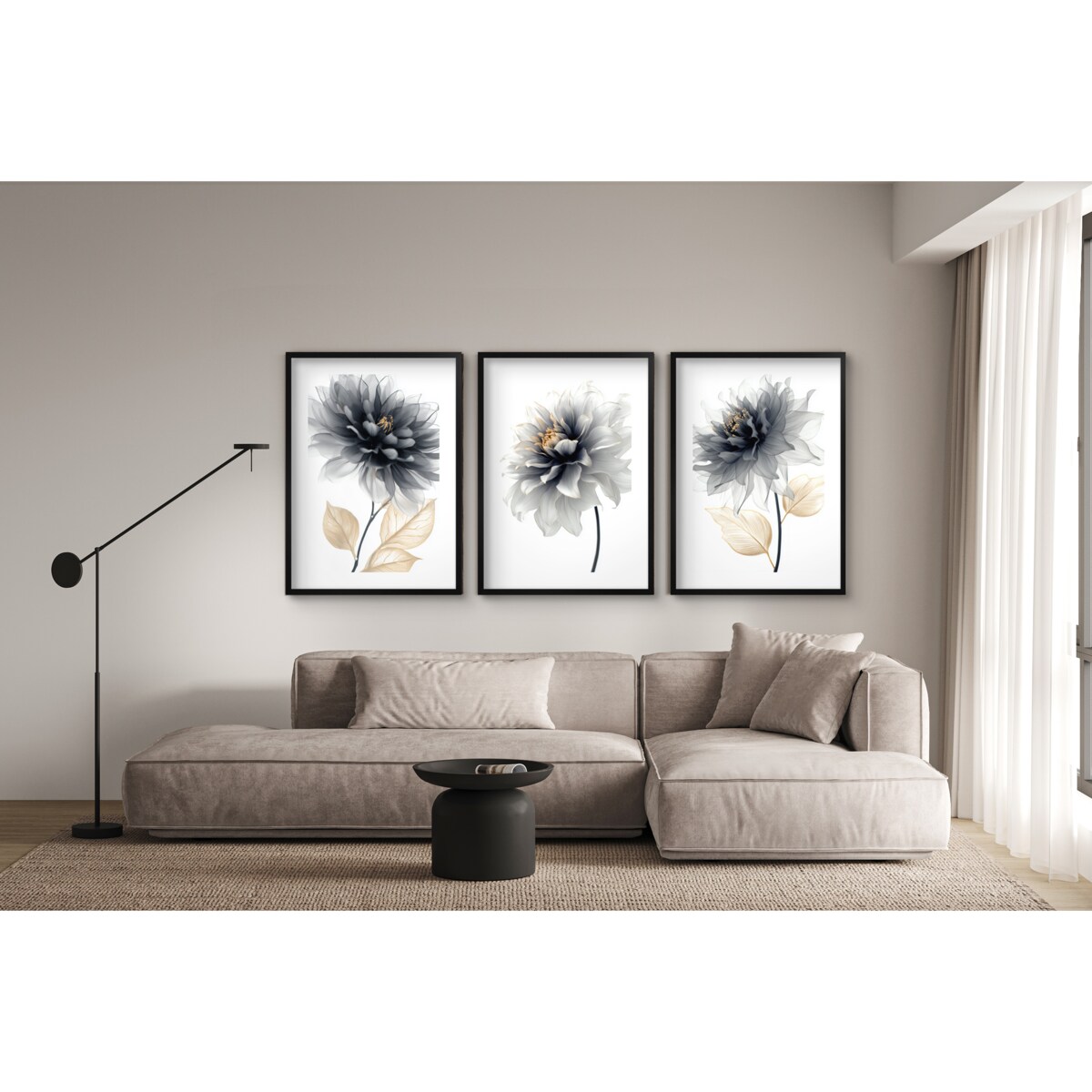 Plakaty Obrazy na ścianę Dekoracja ścienna z kwiatami do salonu sypialni