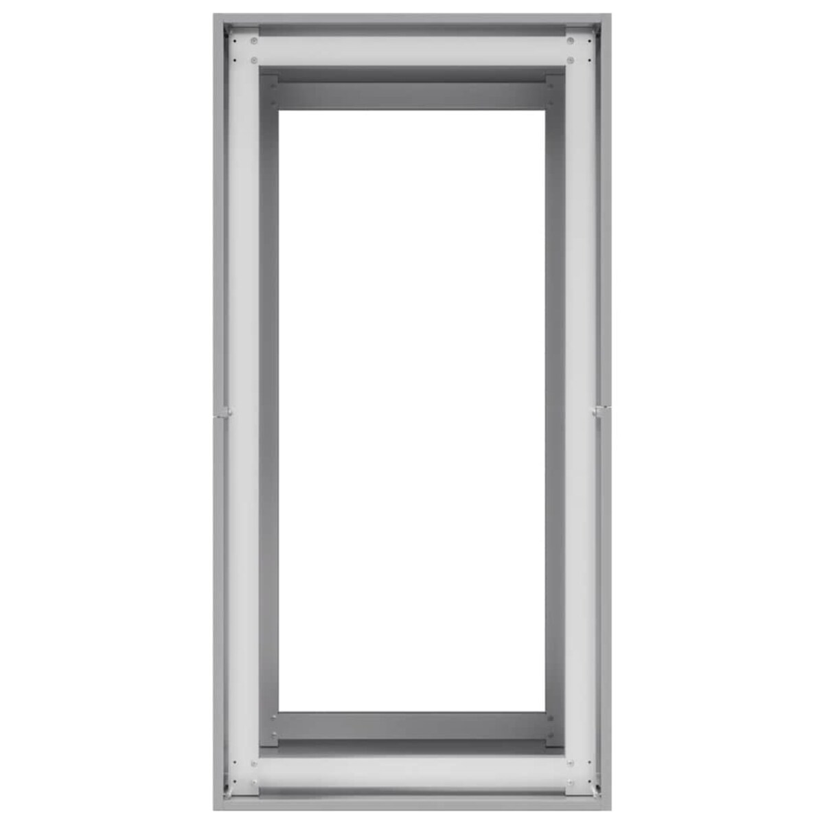 vidaXL Doniczka 40x80x80 cm Stal ocynkowana