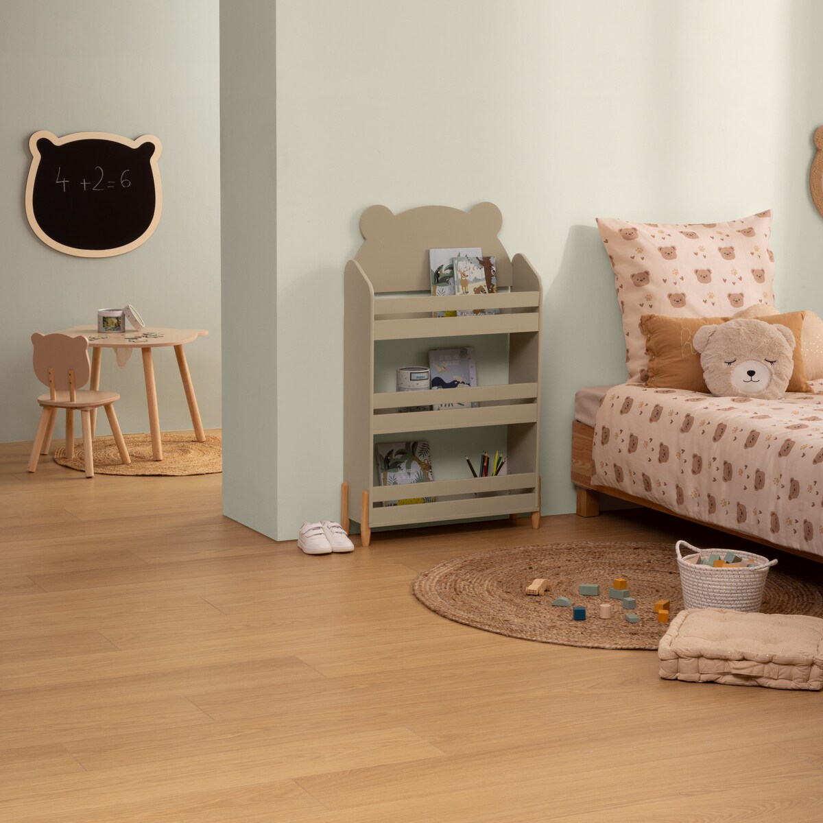 Biblioteczka dla dzieci FJELLA, 61,5 x 18,5 x 100 cm