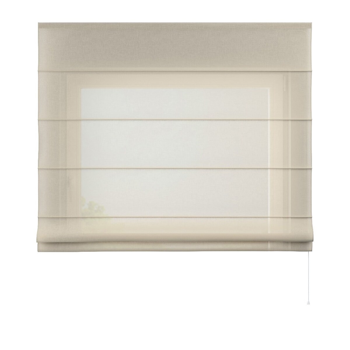 Roleta rzymska Capri 120x170 prześwitujący beżowy