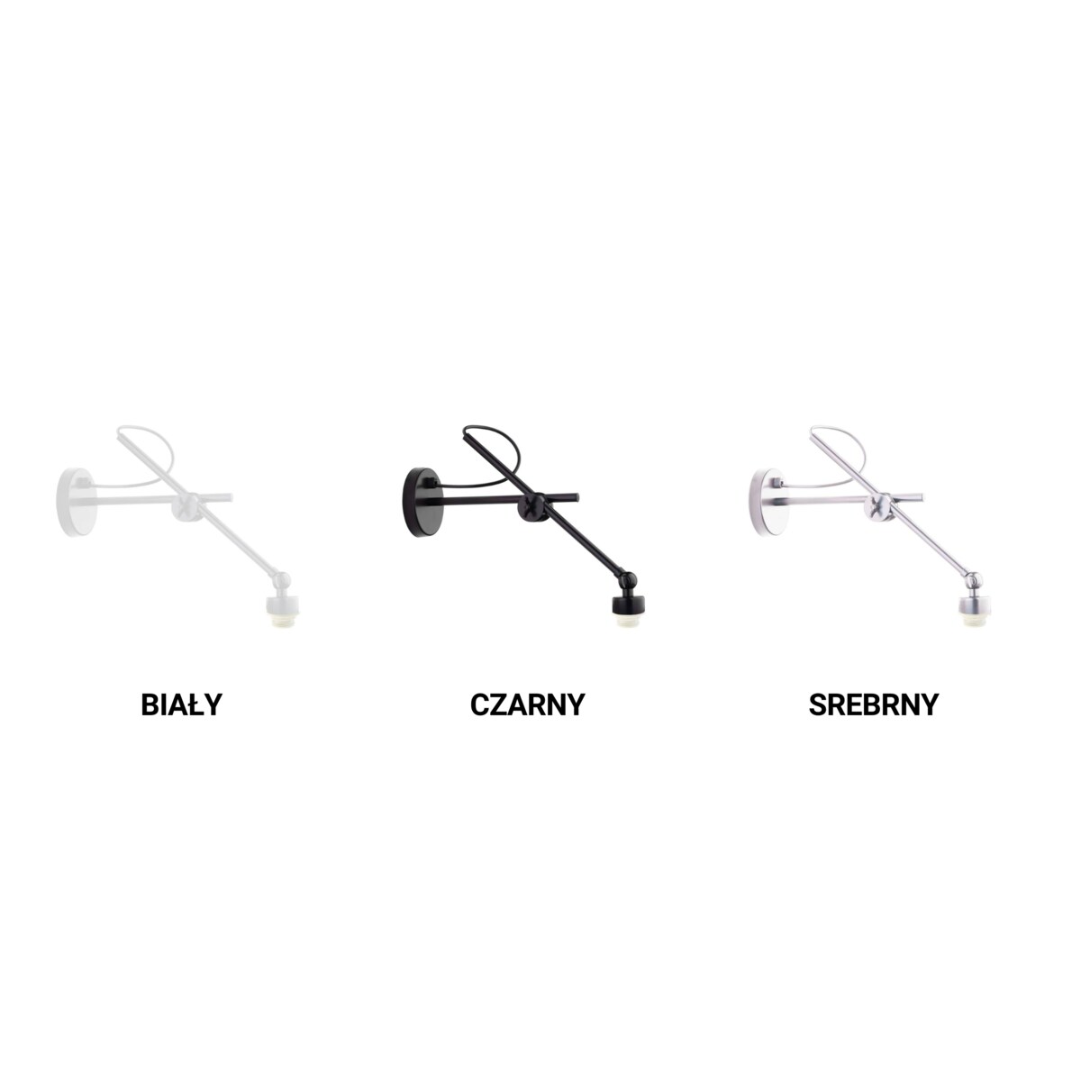 Kinkiet przegubowy lampa ścienna lampa na ścianę regulowany z abażurem walec MODERN